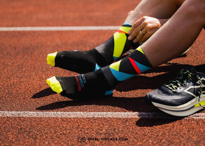 Incylence Ultralight Sebastian Kienle V1 Black Canary Socks - Steel Vintage Bikes