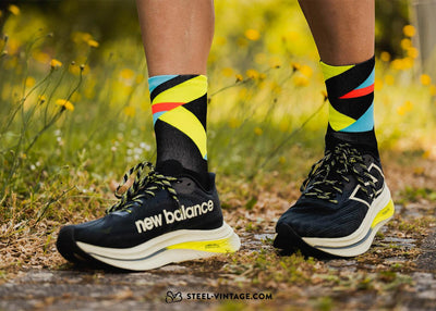 Incylence Ultralight Sebastian Kienle V1 Black Canary Socks - Steel Vintage Bikes