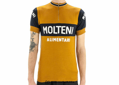 Merino Wool Jersey Molteni Team - Steel Vintage Bikes