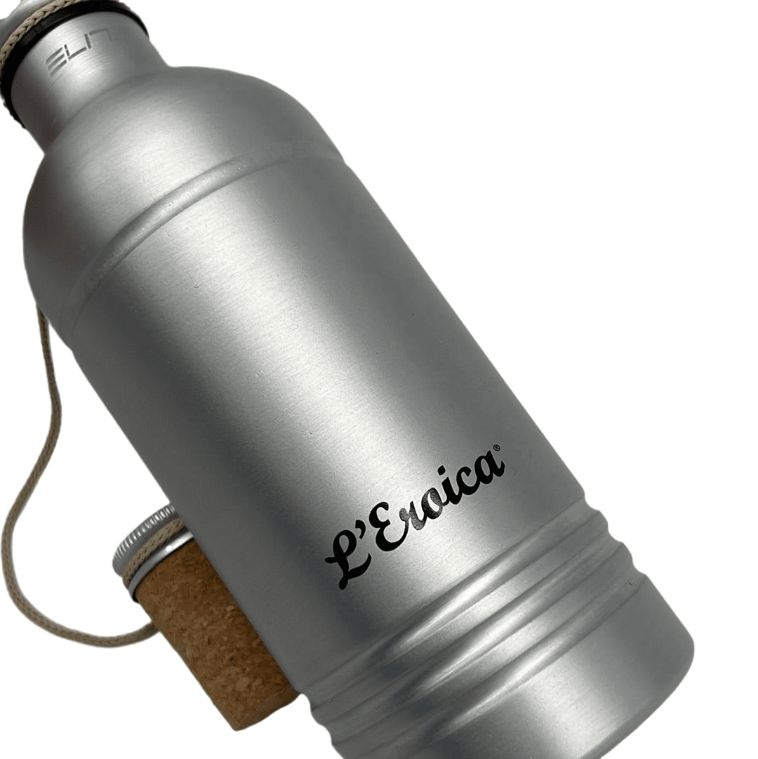 Official Eroica Water Bottle by Elite Alloy and Cork - Steel Vintage Bikes