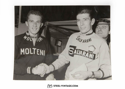 Photograph Gianni Motta and Felice Gimondi 1968 - Steel Vintage Bikes