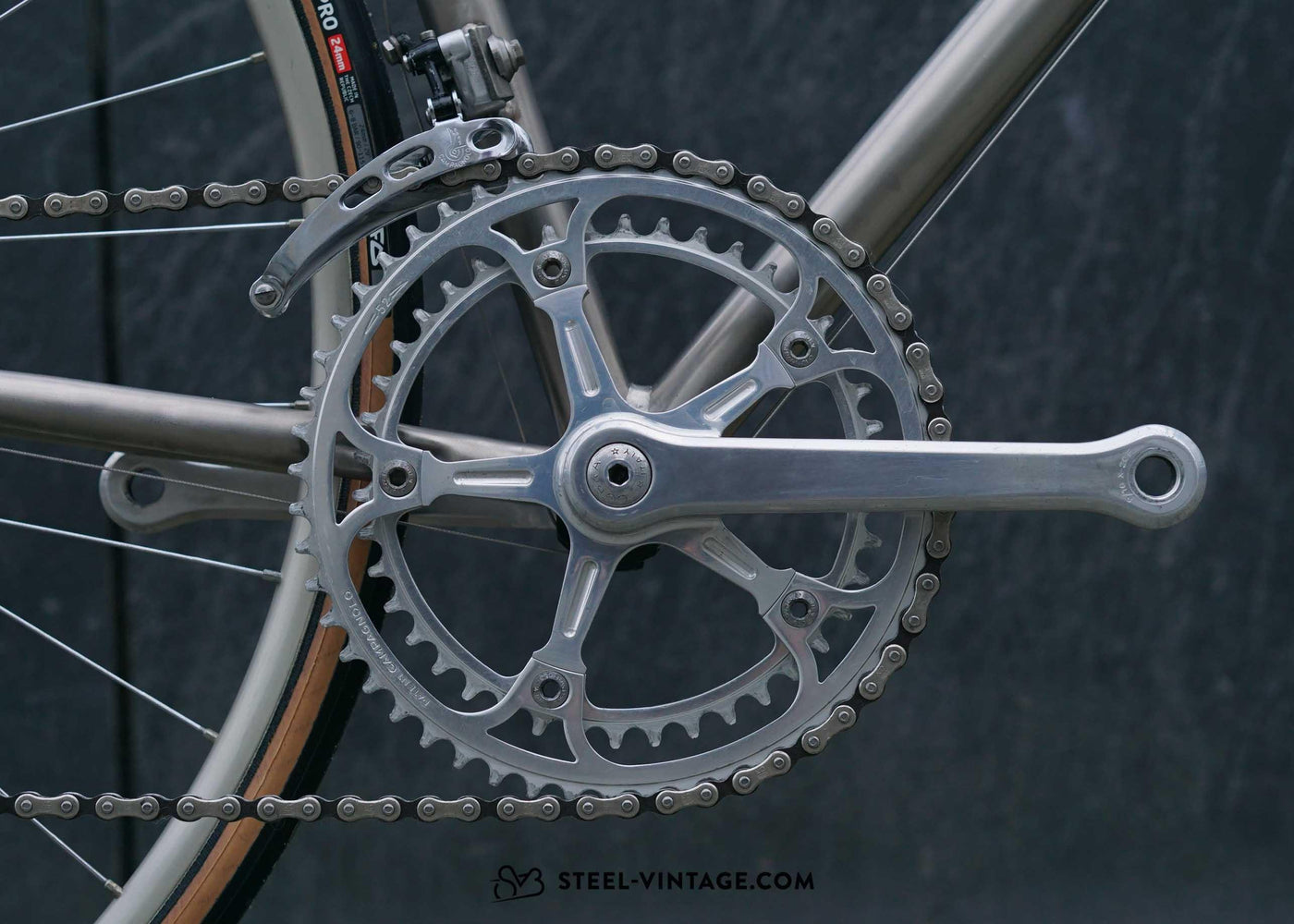 Pinarello Branded Comepre Titanio Racing Bicycle 1980s | Steel Vintage Bikes