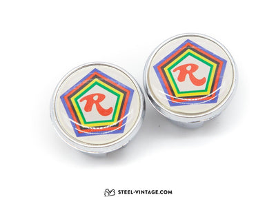 Rossin 'R' Handlebar End Plugs - Steel Vintage Bikes