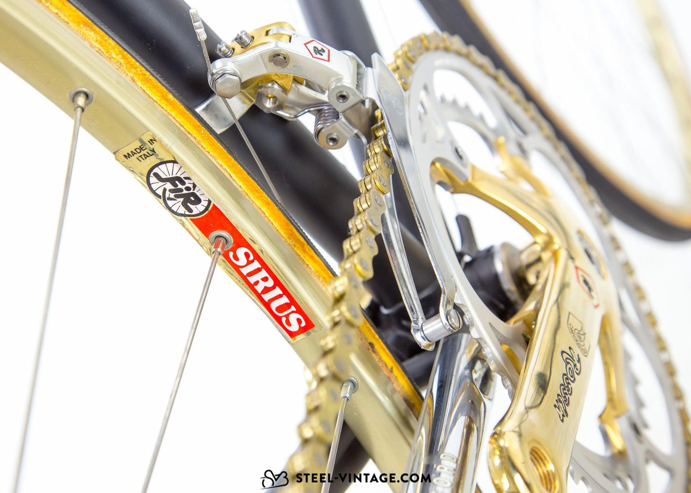 Rossin Record Gold Plated Spectacular Road Bicycle - Steel Vintage Bikes