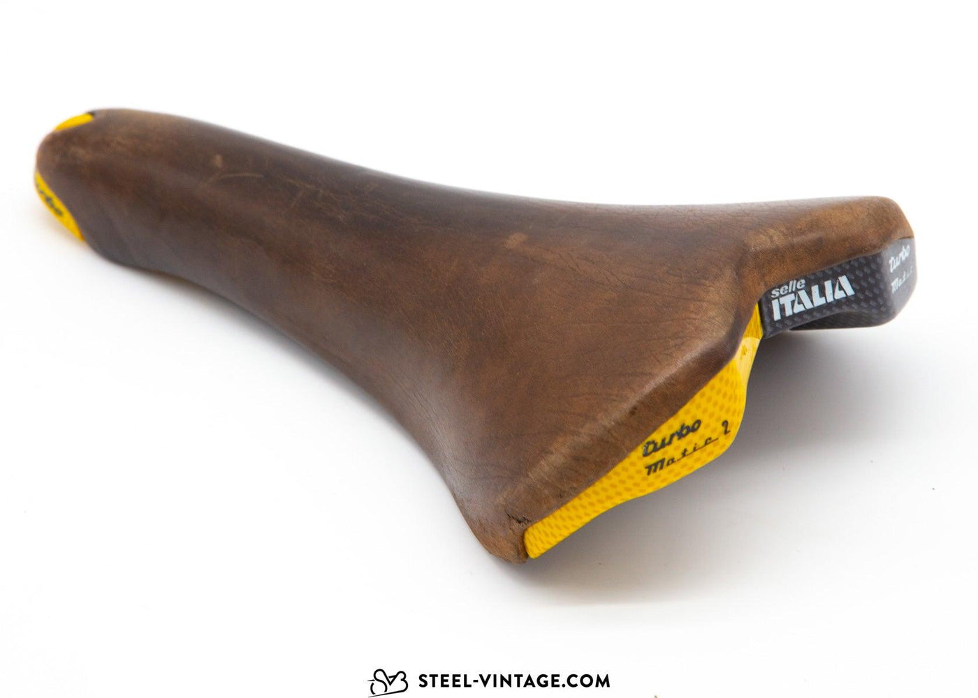 Selle Italia Turbo Matic 2 Saddle - Steel Vintage Bikes