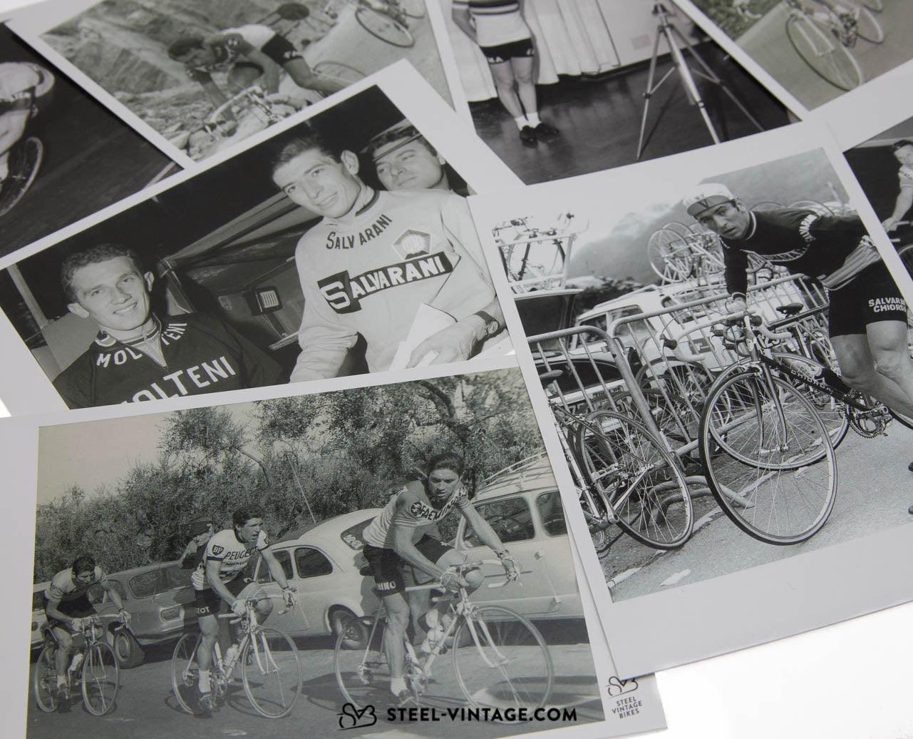 Set of 8 Postcards Cycling Greats - Steel Vintage Bikes