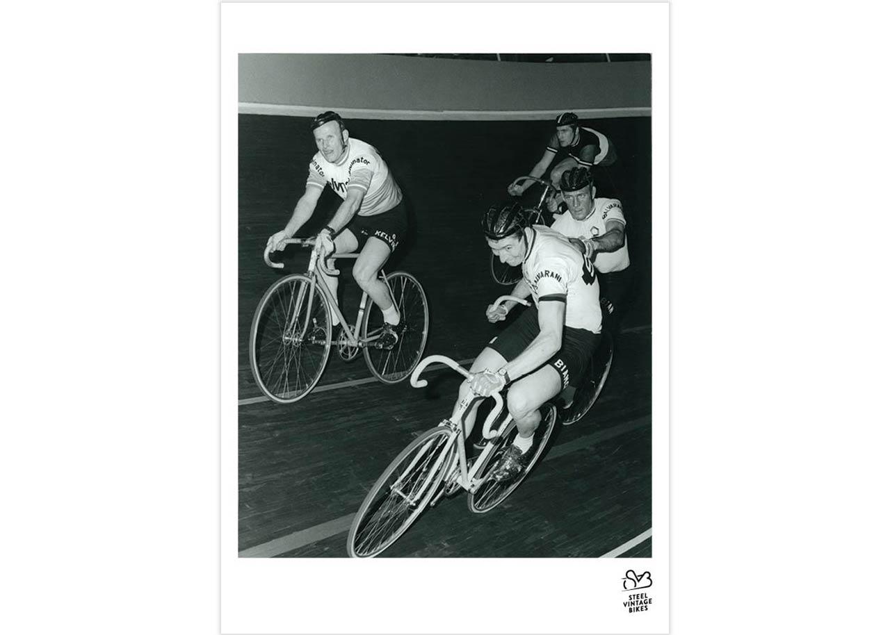 Set of 8 Postcards Cycling Greats - Steel Vintage Bikes