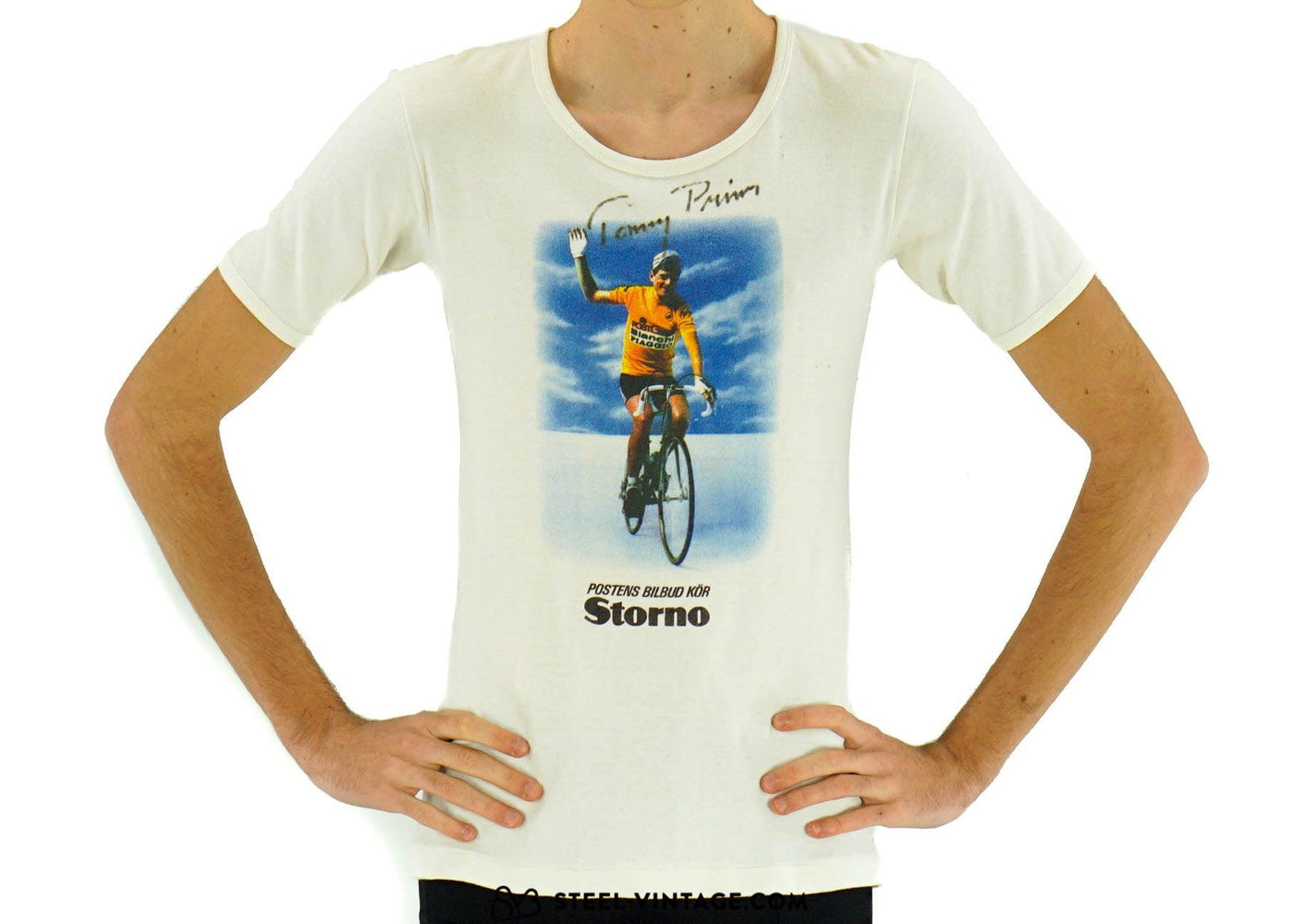 Signed Tommy Prim T-Shirt | Steel Vintage Bikes