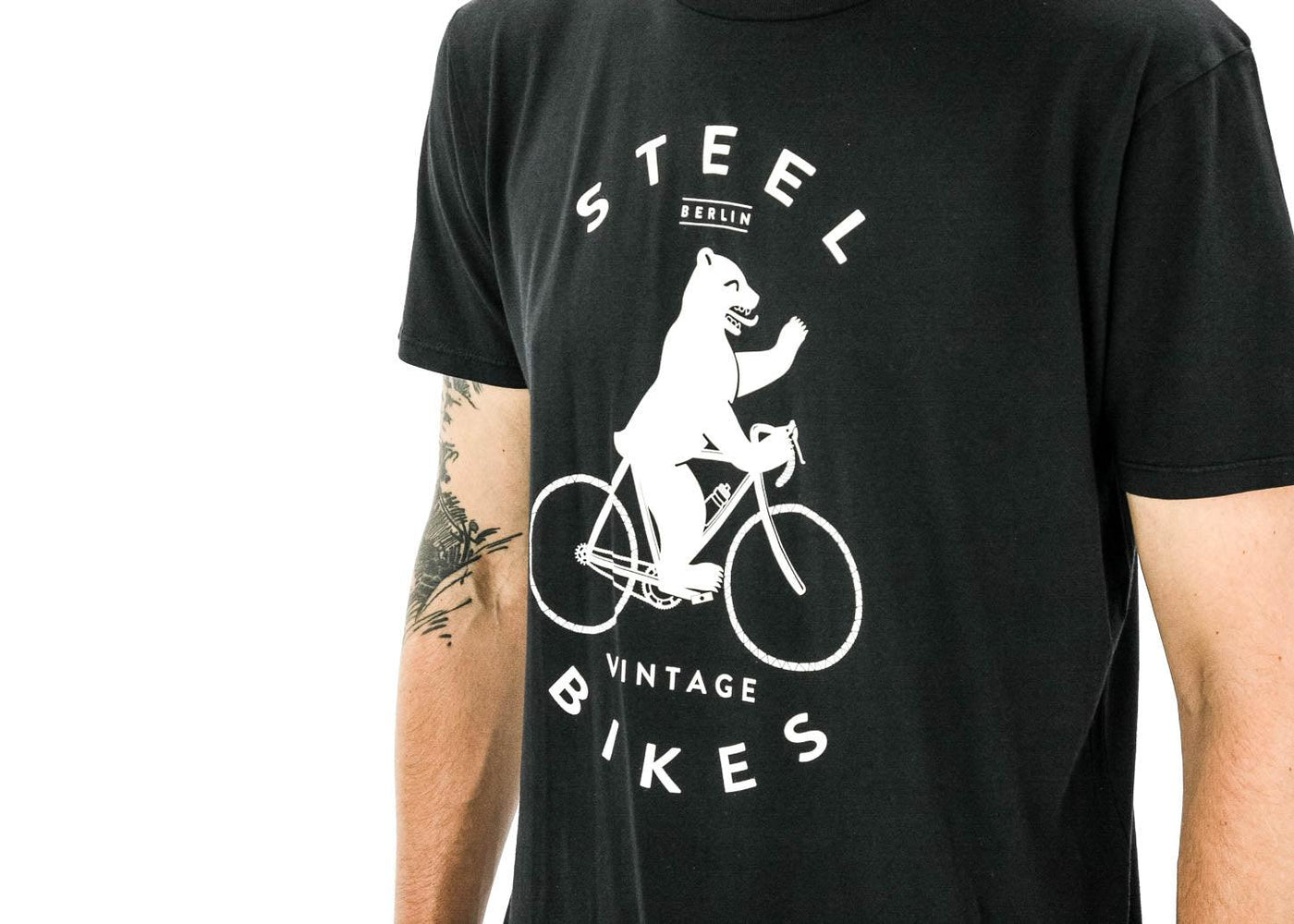 SVB Berlin Bear T-Shirt - Steel Vintage Bikes