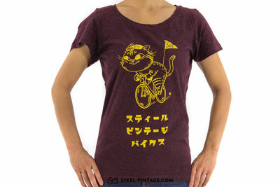 SVB Kitty Ladies T-Shirt - Steel Vintage Bikes
