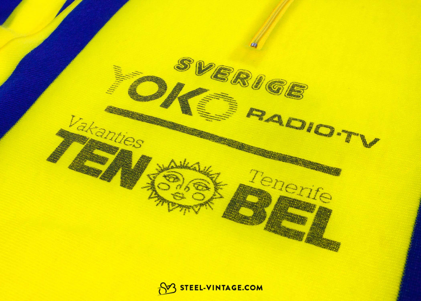 Sverige Yoko Cycling Jersey M - Steel Vintage Bikes