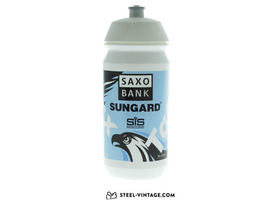Team Saxo Bank-Sungard Water Bottle - Steel Vintage Bikes