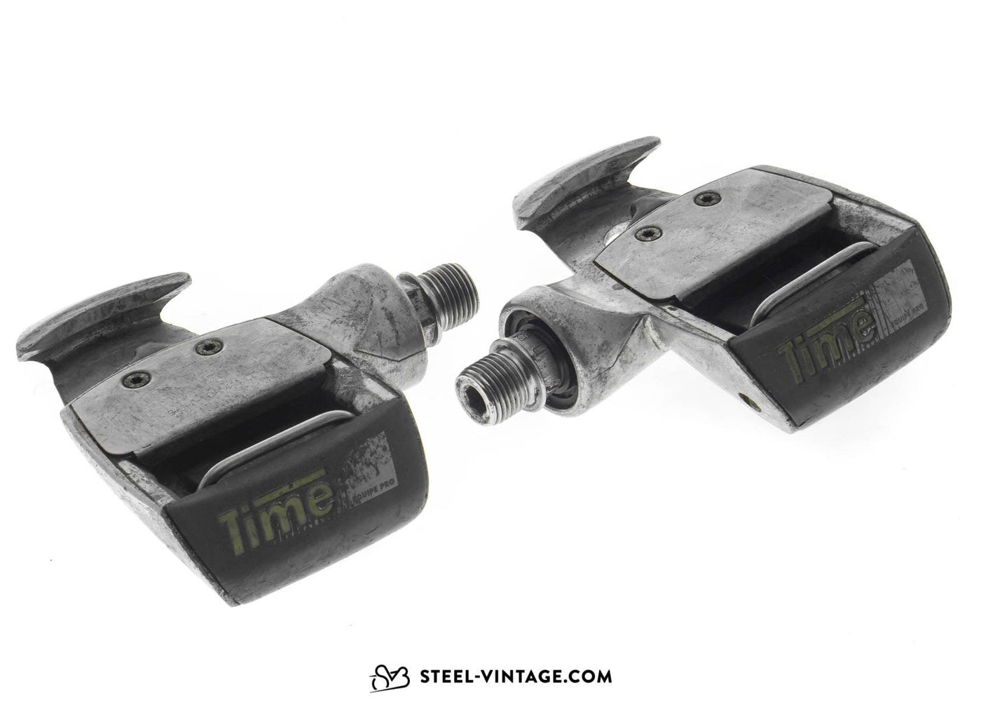 Time Equipe Pro Clipless Pedals - Steel Vintage Bikes