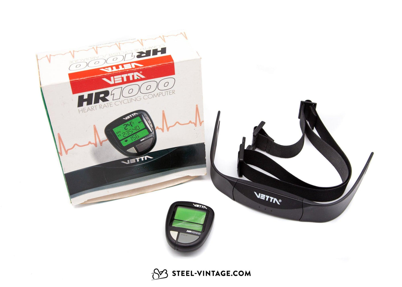 Vetta HR1000 Heart Rate Monitor - Steel Vintage Bikes