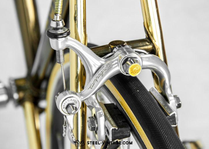 Vicini Oro Anniversary Gold Plated Bicycle Campagnolo 50th Anniversary - Steel Vintage Bikes