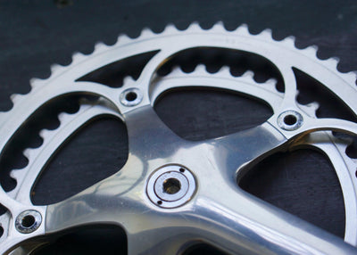 Campagnolo C-Record Crankset - Steel Vintage Bikes