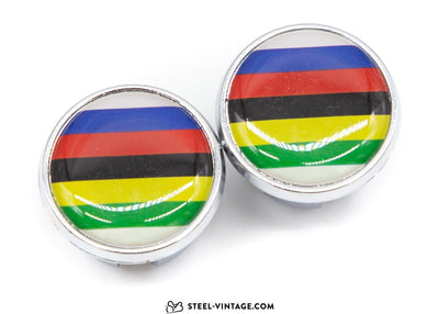 World Champion Handlebar End Plugs - Steel Vintage Bikes