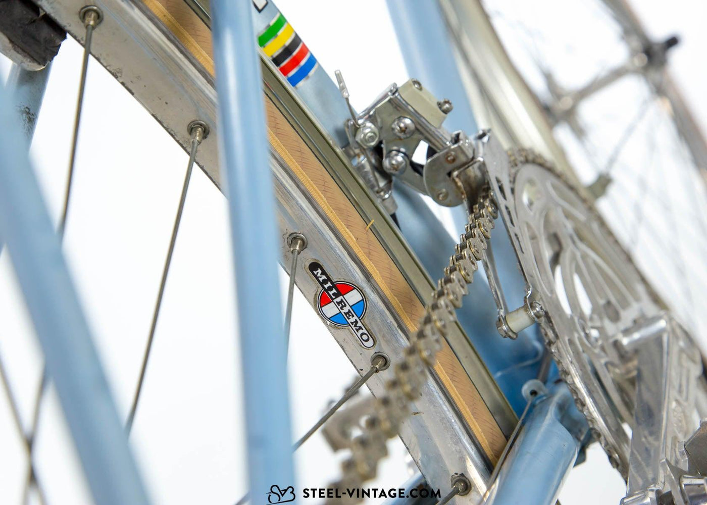 André Bertin Classic Light Blue Mixte Bike 1970s - Steel Vintage Bikes