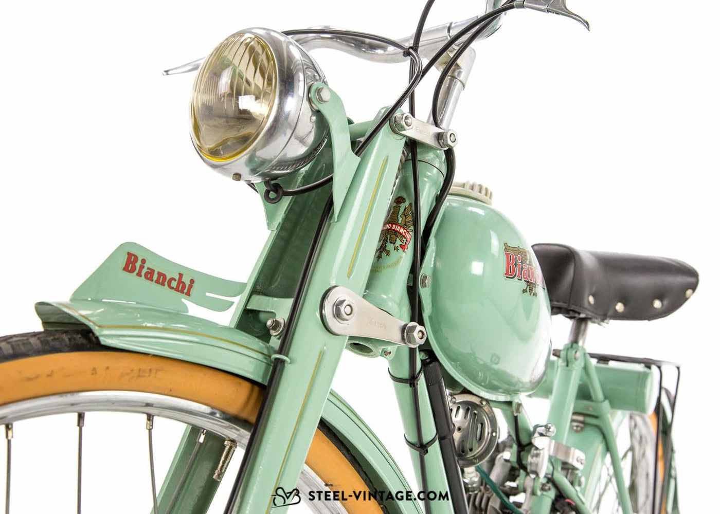 Bianchi Aquilotto Motorised Bike 1953 - Steel Vintage Bikes