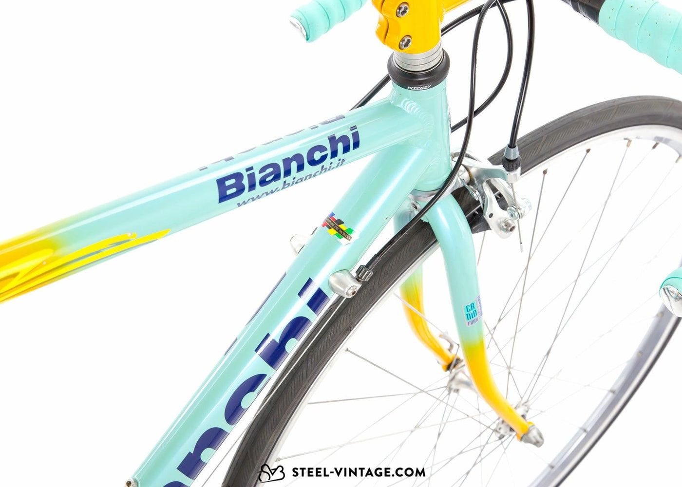 Bianchi Mega Pro Mercatone Uno Style Road Bicycle 1990s - Steel Vintage Bikes