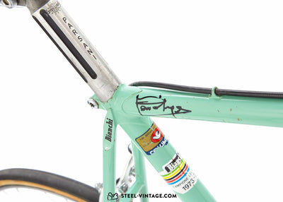 Bianchi Specialissima Serge Parsani Paris-Roubaix 1980s - Steel Vintage Bikes