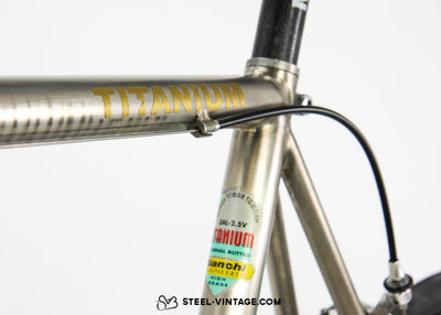 Bianchi Ti Mega Titanium Road Bike 1990s - Steel Vintage Bikes