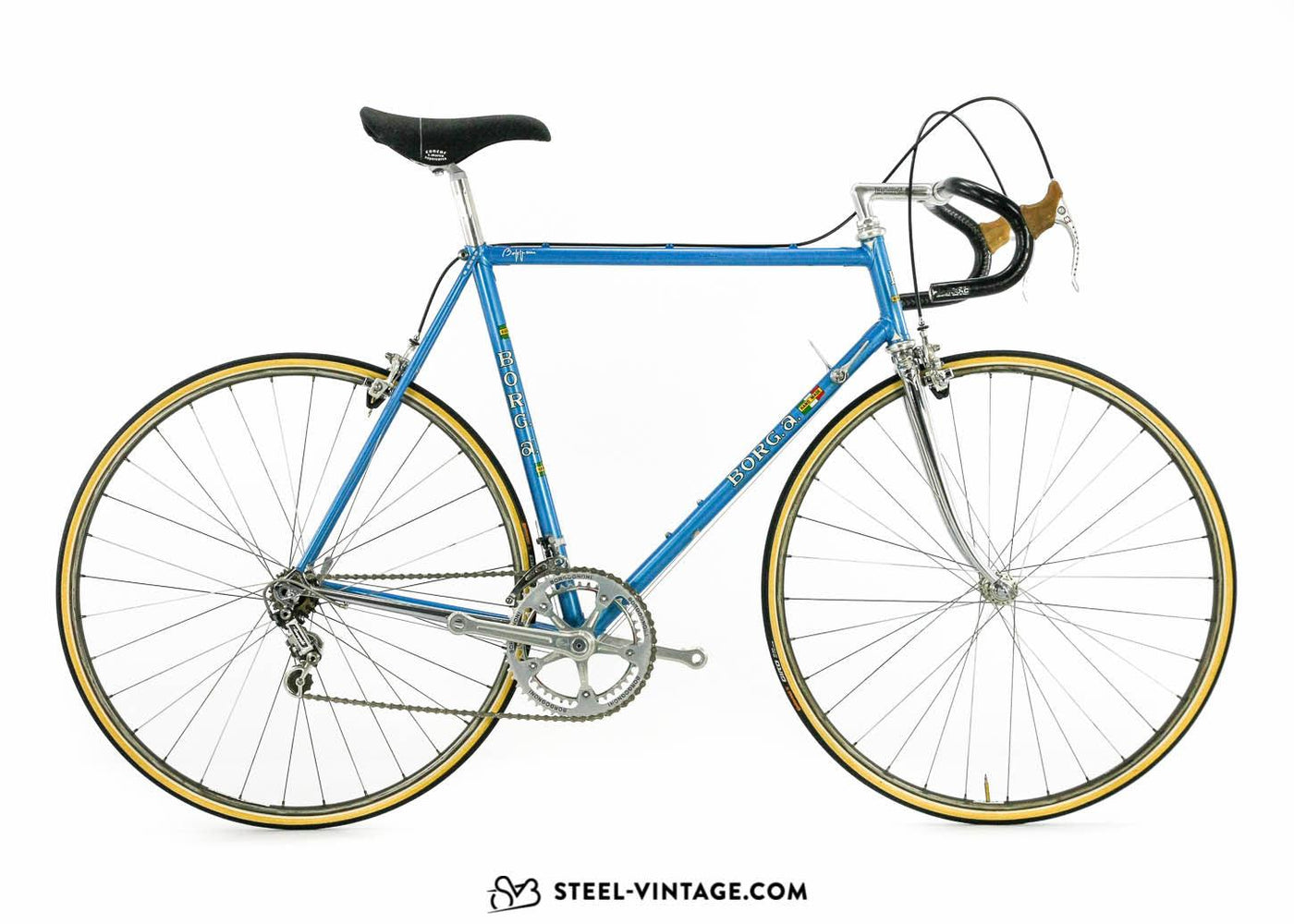 Borgognoni BORG.a. Pantographed Road Bike 1981 - Steel Vintage Bikes
