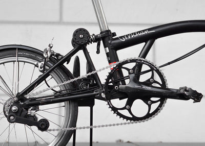 Brompton MK3 Custom Electric Folding Bike - Steel Vintage Bikes