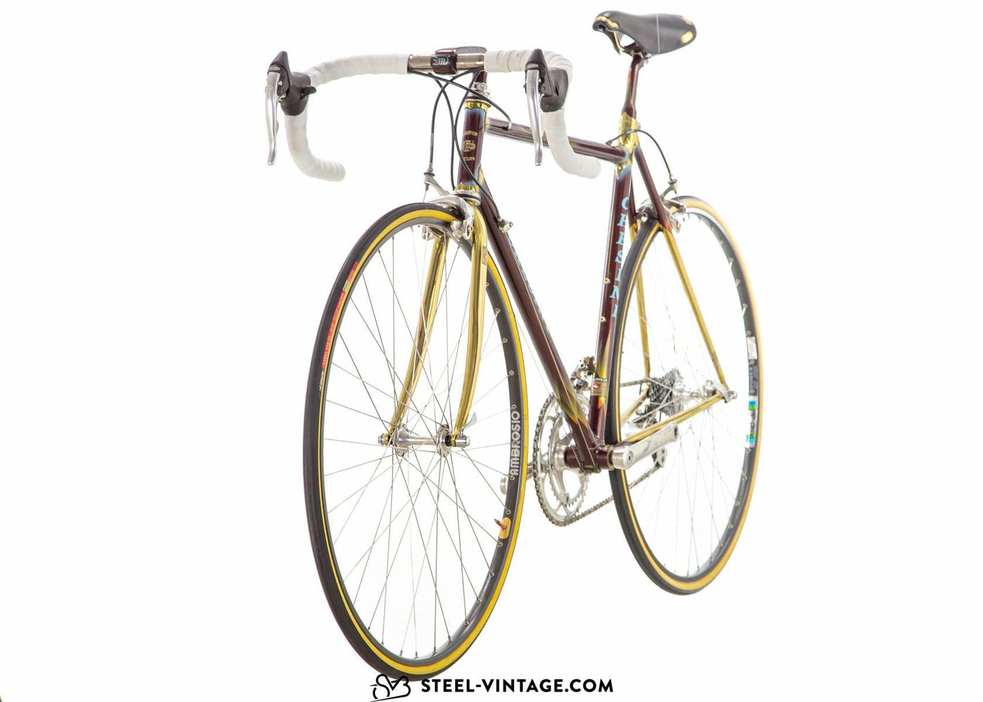 Chesini Innovation Oro Gold plated Road Bike 1990s - Steel Vintage Bikes