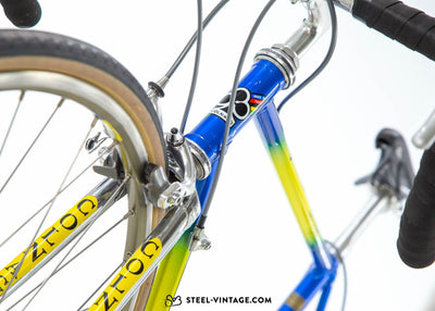 Colnago Master Più Blue and Yellow Road Bike 1980s - Steel Vintage Bikes