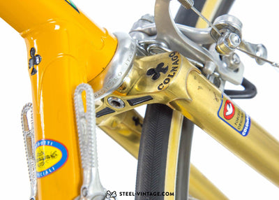Colnago Mexico Gold Plated Road Bicycle 1980s - Steel Vintage Bikes