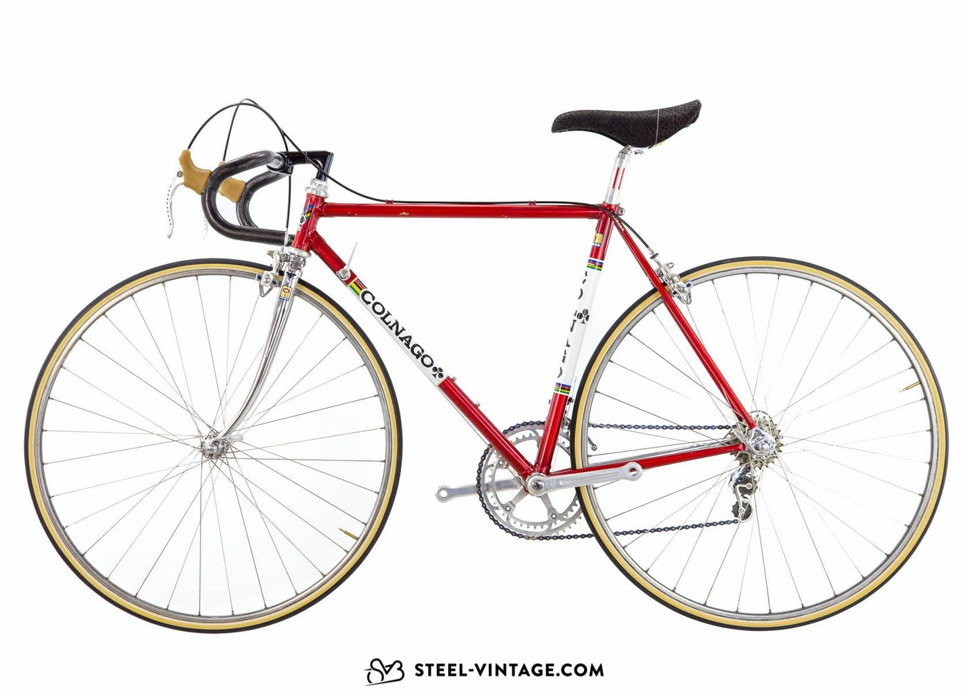 Colnago Mexico Saronni Red Bicycle 1980s - Steel Vintage Bikes