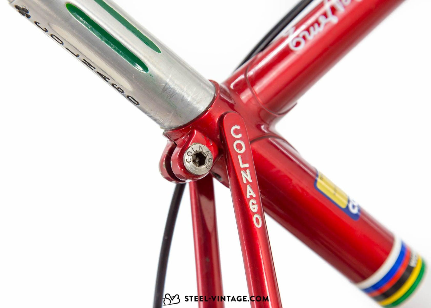 Colnago Mexico Saronni Red Bicycle 1980s - Steel Vintage Bikes