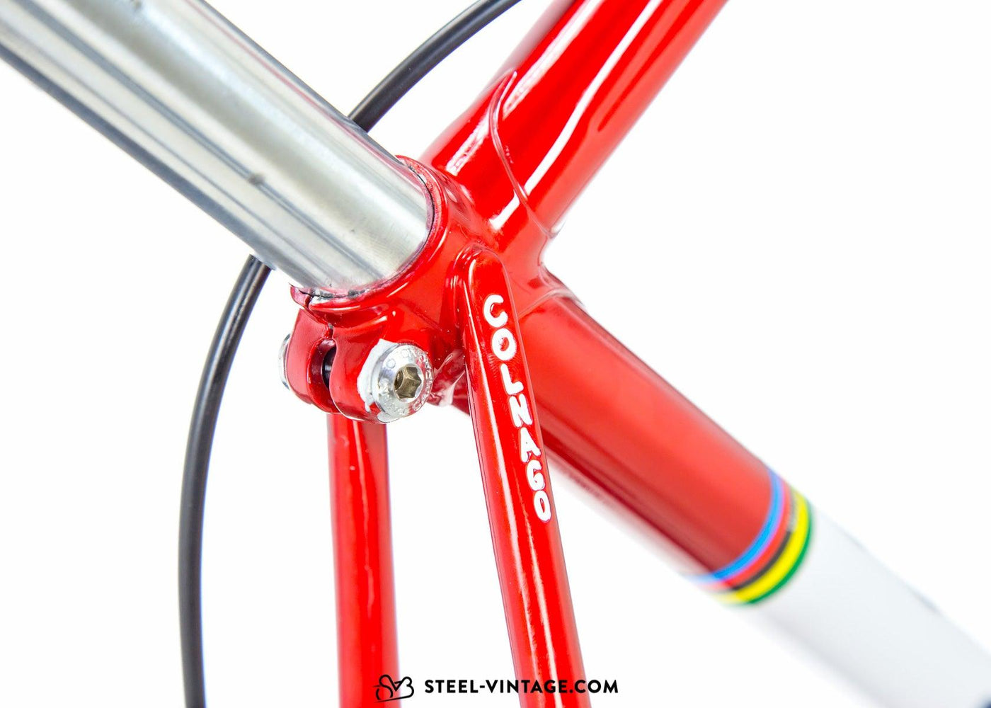 Colnago Profil Saronni Red Road Bike 1980s - Steel Vintage Bikes