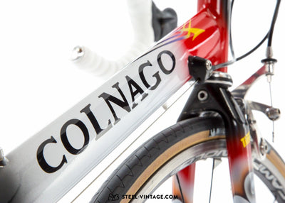 Colnago Ovaltitan Art Decor Titanium Road Bicycle 1990s - Steel Vintage Bikes