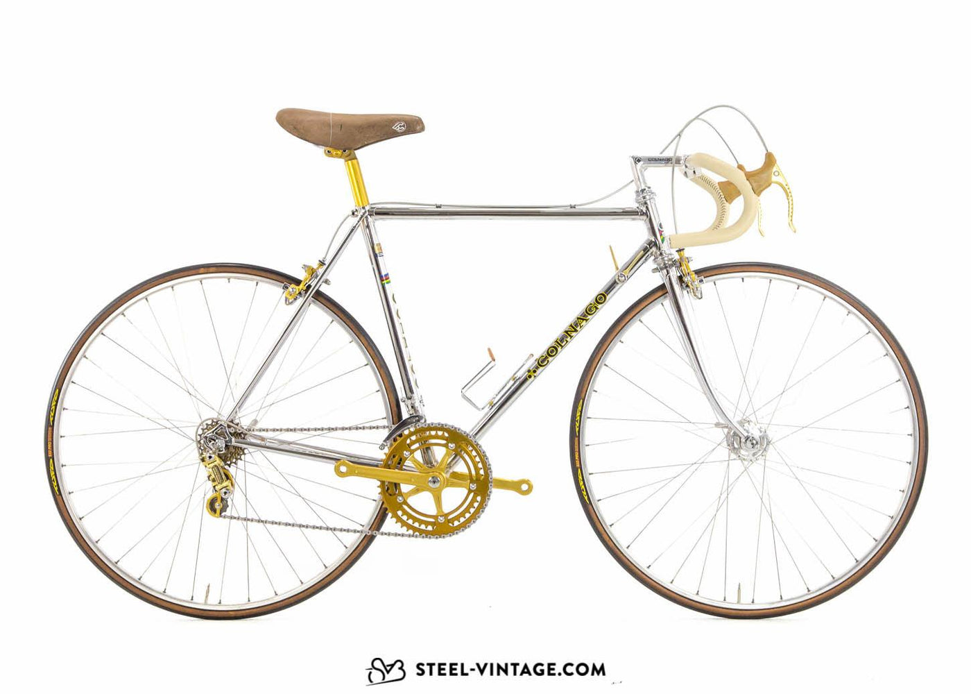 Colnago Super Chromed Road Bike 1980s - Steel Vintage Bikes