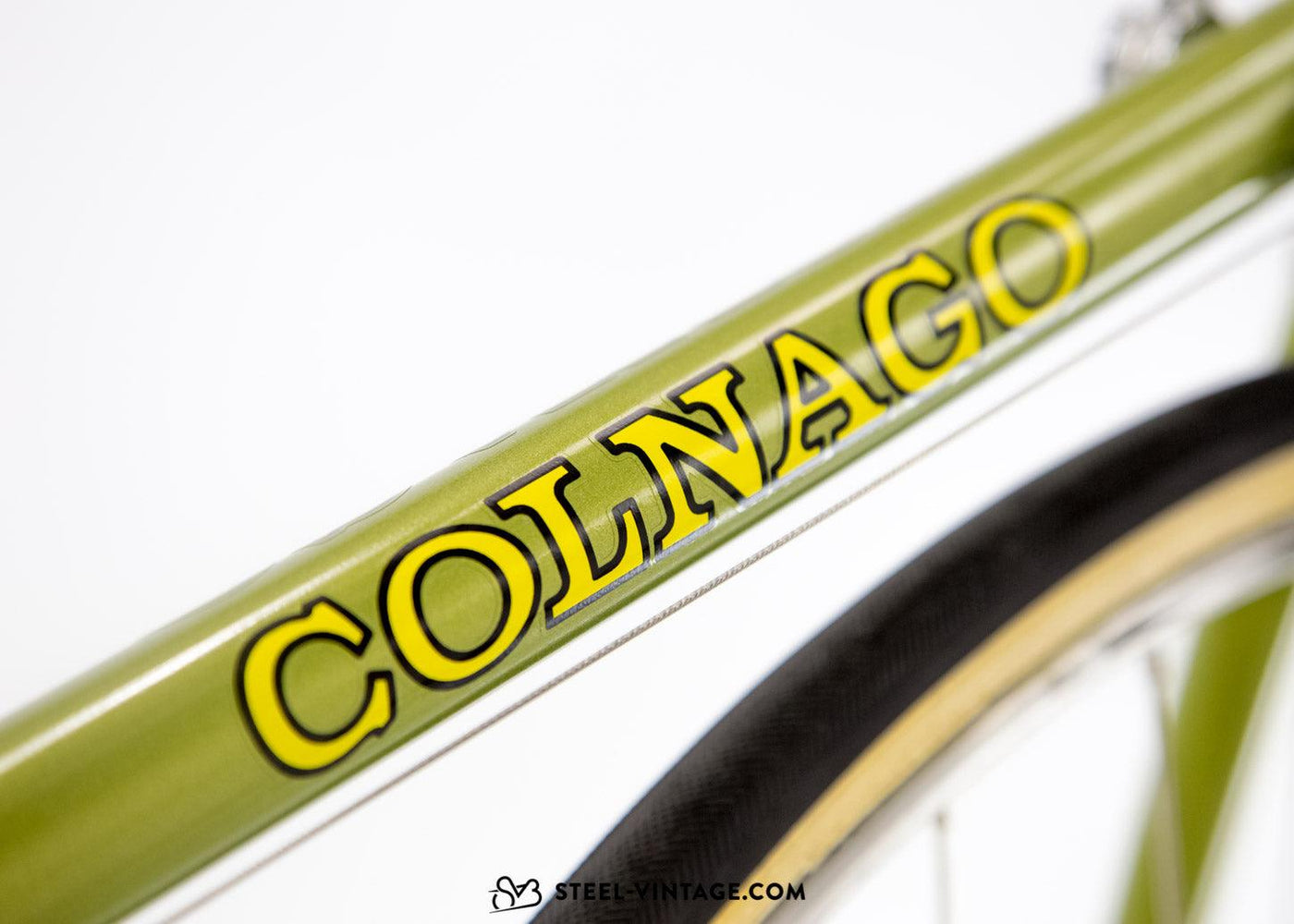 Colnago Super Classic Green Road Bike 1973 - Steel Vintage Bikes