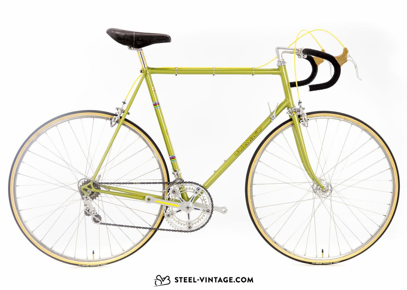 Colnago Super Classic Green Road Bike 1973 - Steel Vintage Bikes