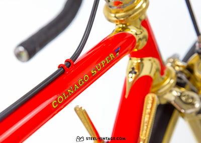 Colnago Super Gold Plated Road Bicycle 1980s - Steel Vintage Bikes