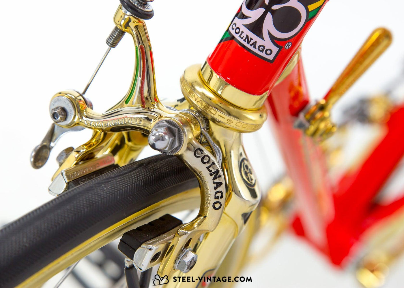 Colnago Super Gold Plated Road Bicycle 1980s - Steel Vintage Bikes