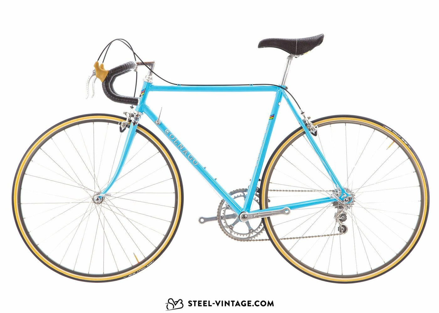 Colnago Super Light Blue Road Bike 1980s - Steel Vintage Bikes