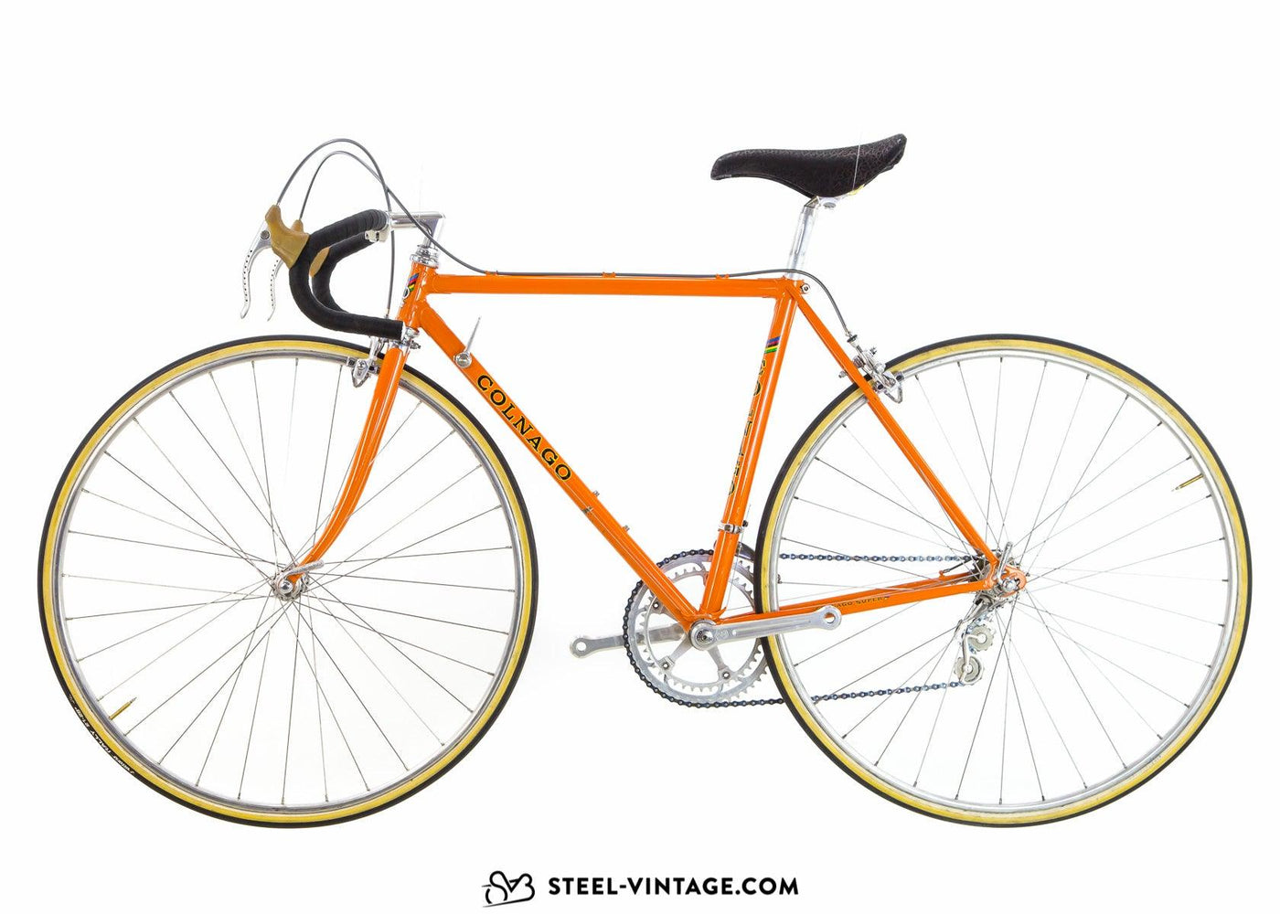 Colnago Super Orange Small Road Bicycle 1975 - Steel Vintage Bikes
