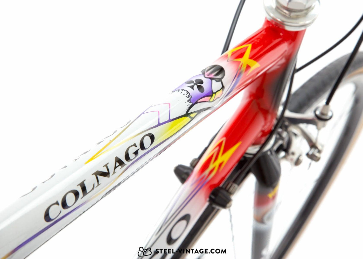 Colnago Ovaltitan Art Decor Titanium Road Bicycle 1990s - Steel Vintage Bikes