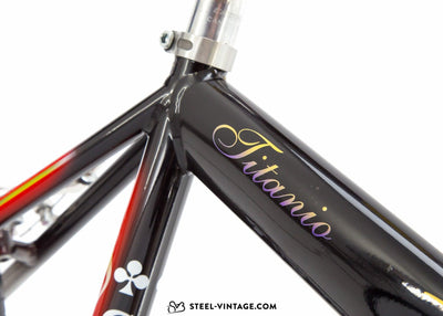 Colnago Ovaltitan Art Decor Titanium Road Bicycle 1990s - Steel Vintage Bikes