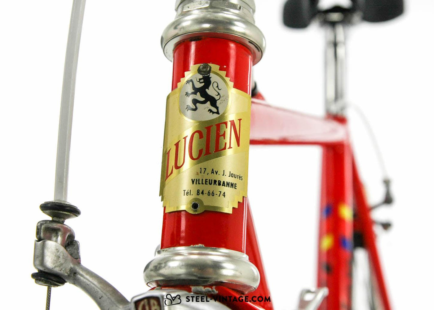 Cycles Lucien Constructeur Bike by Jacques Busset 1980s - Steel Vintage Bikes