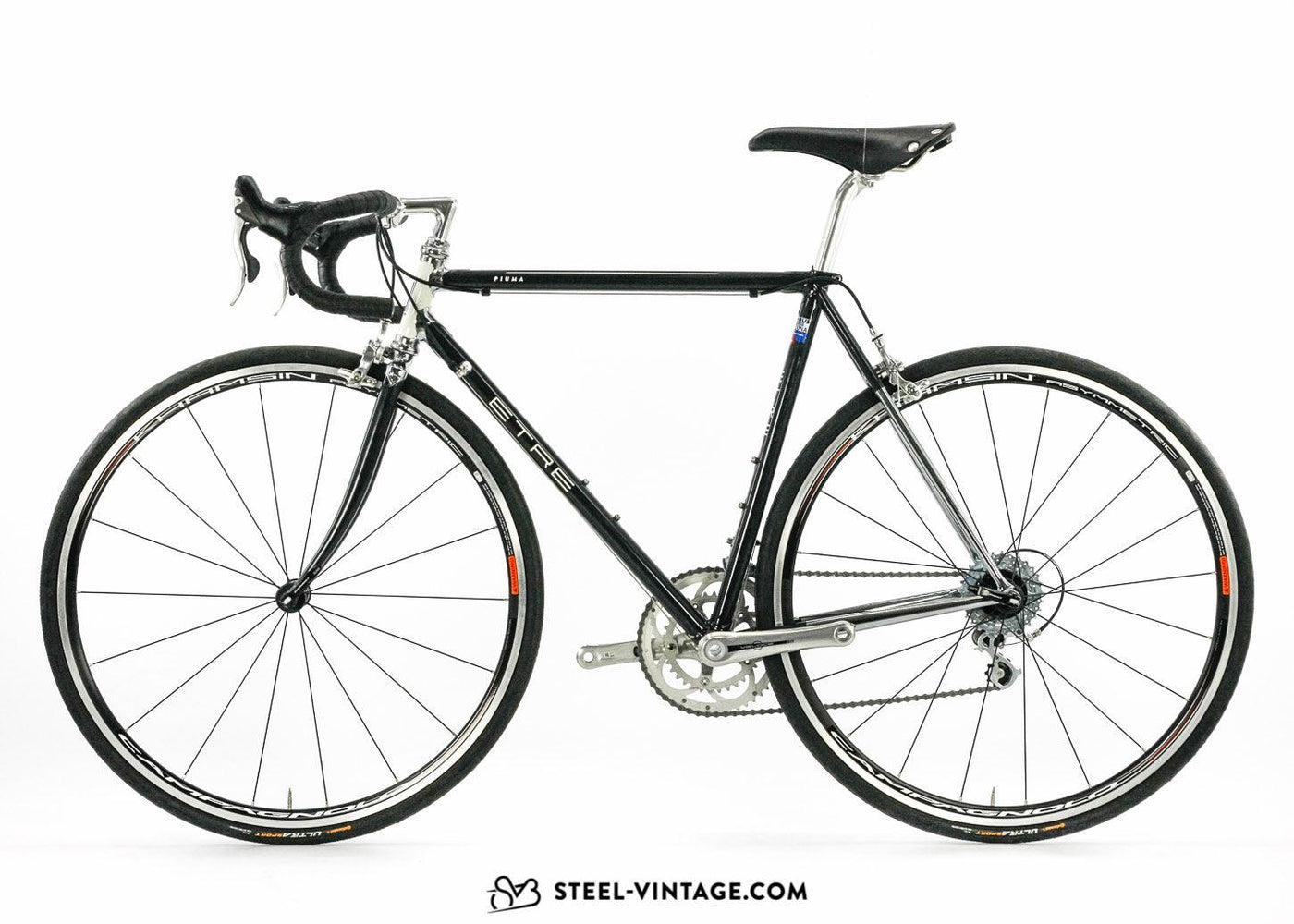 ETRE Piuma Modern Steel Showroom Road Bike Rival Graphite - Steel Vintage Bikes