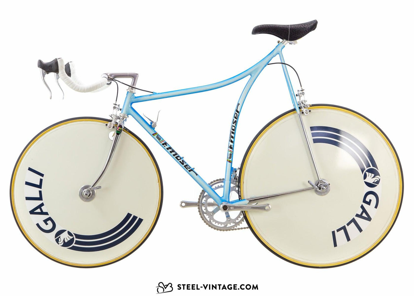 F. Moser Va Por La Hora Galli Time Trial Bicycle 1980s - Steel Vintage Bikes