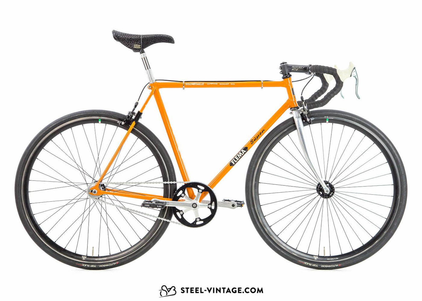 'Flema Super' Custom Single Speed Bike. - Steel Vintage Bikes