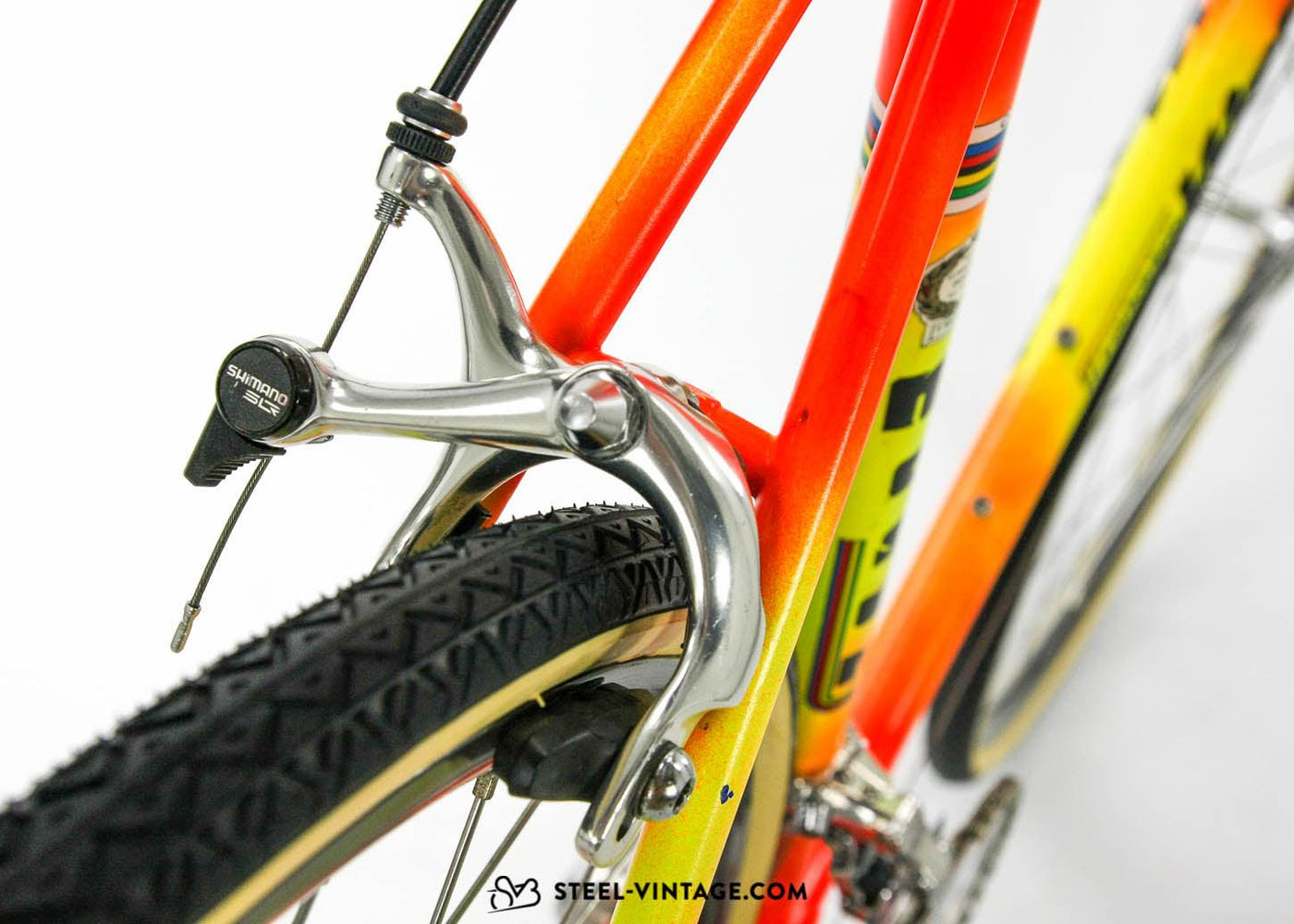 Francesco Moser Painted Steel Road Bike 1980s - Steel Vintage Bikes
