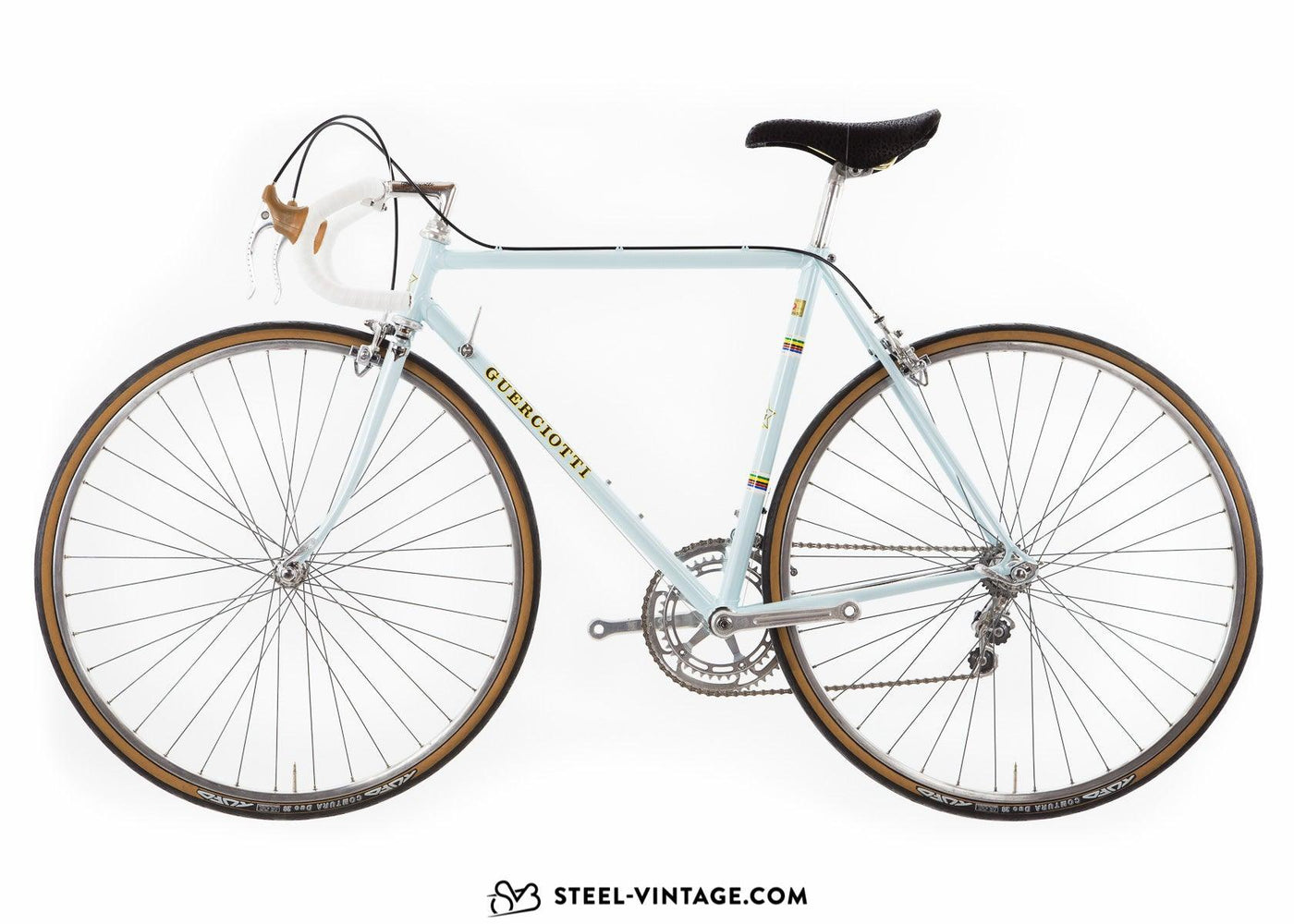 Guerciotti Super Record Fine Road Bicycle 1980s - Steel Vintage Bikes